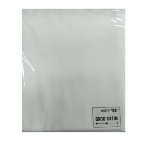White Cotton Satin Fabric