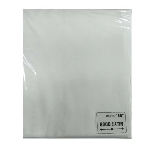 White Cotton Satin Fabric