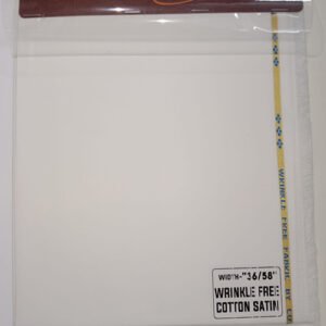 Wrinkle Free Cotton Satin Fabric