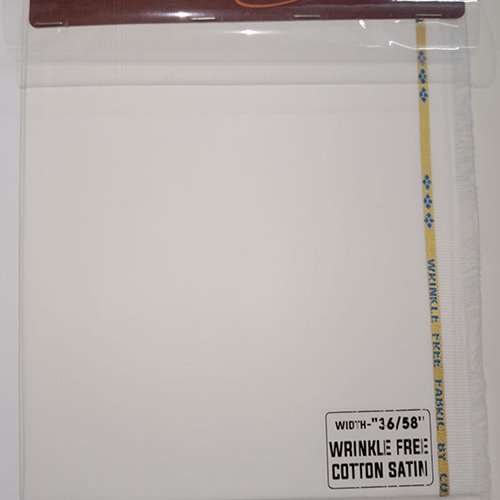 Wrinkle Free Cotton Satin Fabric